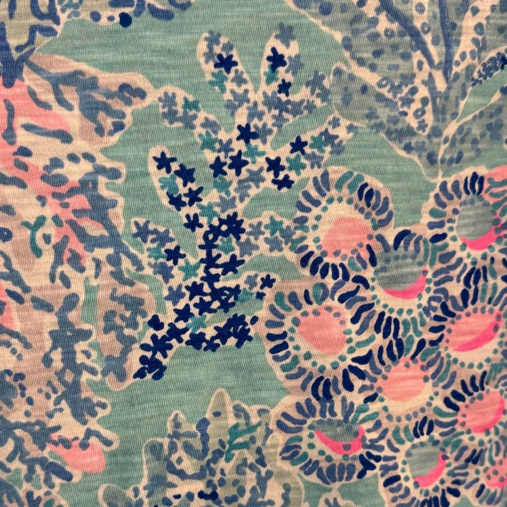 Lilly Pulitzer Etta Scoop Neck Top XL - Picture 7 of 8